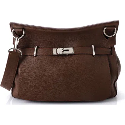 Pre-owned Hermes  Hermes Verso Jypsiere Bag Clemence 34
