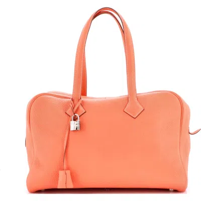 Pre-owned Hermes  Hermes Victoria Ii Bag Clemence 35