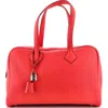 Pre-owned Hermes  Hermes Victoria Ii Bag Clemence 35 In Red