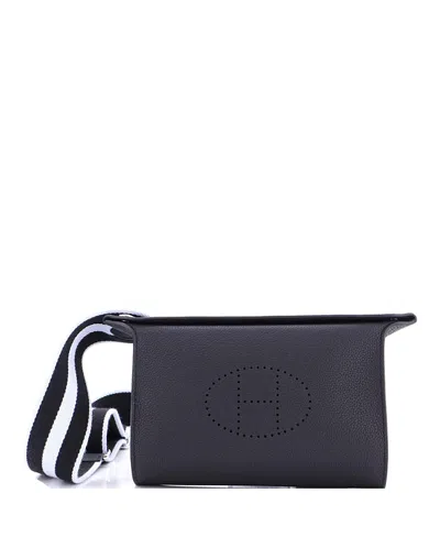 Pre-owned Pre-owned Hermes  Hermes Videpoches Bag Togo In Black