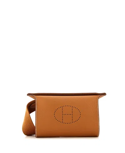 Pre-owned Pre-owned Hermes  Hermes Videpoches Bag Togo In Brown