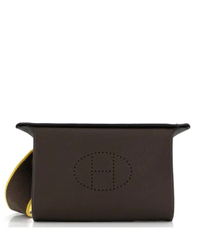 Pre-owned Pre-owned Hermes  Hermes Videpoches Bag Togo In Brown