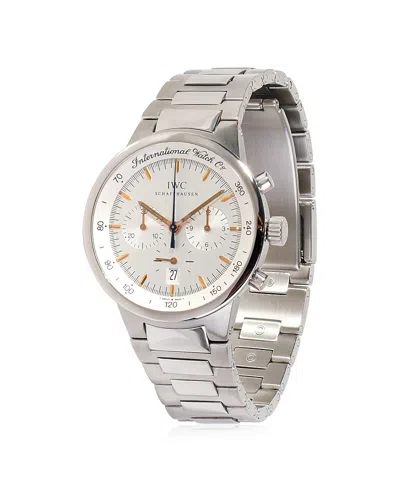 Pre-owned Pre-owned Iwc Schaffhausen  Iwc Stainless Steel Watch Gst Iw372703 40.00 In Silver