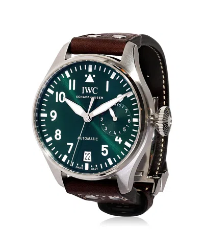 Pre-owned Pre-owned Iwc Schaffhausen  Iwc Schaffhausen Stainless Steel Big Pilot Iw501015 52.00 In Silver