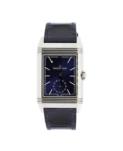Pre-owned Pre-owned Jaeger-lecoultre  Jaeger-lecoultre Reverso Tribute Duoface Small Seconds Manual Watch In Stainless Steel And