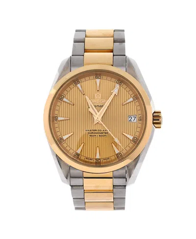 Pre-owned Pre-owned Omega  Omega Seamaster Aqua Terra 150m Co-axial Master Chronometer Automatic Watch In Stainless S