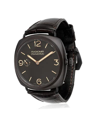 Pre-owned Pre-owned Panerai  Panerai Composite Radiomir 3 Day Watch 50.70 Mm In Black