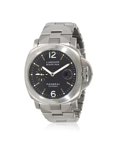 Pre-owned Pre-owned Panerai  Panerai Titanium Luminor Marina 49.00 Mm In Silver