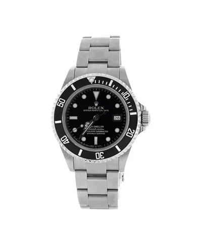 Pre-owned Pre-owned Rolex  Rolex Oyster Perpetual Sea-dweller Automatic Watch In Stainless Steel 40mm In Black