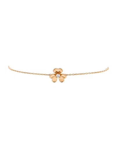 Pre-owned Pre-owned Van Cleef & Arpels  Van Cleef & Arpels Mini Frivole Bracelet 18k Gold With Diamond