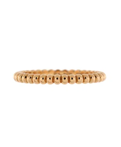 Pre-owned Pre-owned Van Cleef & Arpels  Van Cleef & Arpels Small Perlee Ring 18k Rose Gold In Pink