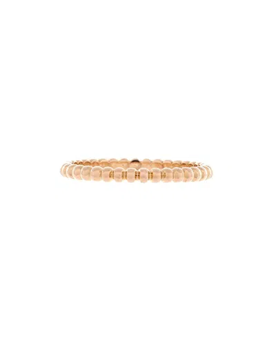 Pre-owned Pre-owned Van Cleef & Arpels  Van Cleef & Arpels Small Perlee Ring 18k Rose Gold In Pink