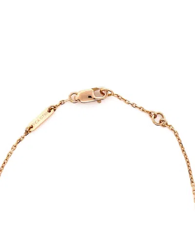 Pre-owned Pre-owned Van Cleef & Arpels  Van Cleef & Arpels Sweet Alhambra Heart Bracelet 18k Rose Gold With Carnelian