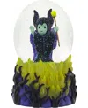 Precious Moments 222104 Disney Maleficent Musical Resin And Glass Snow Globe In Multicolored