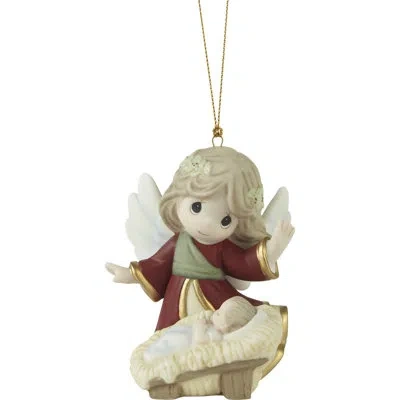 Precious Moments “away In A Manger” Angel Christmas Ornament In Multi