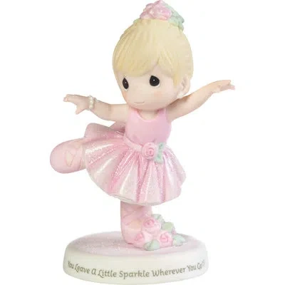 Precious Moments Ballerina You Leave A Little Sparkle Figurine 6 Inch In Pink