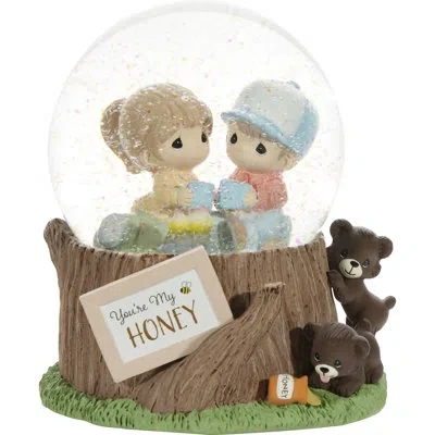 Precious Moments Cloche Or Water Globe In Brown