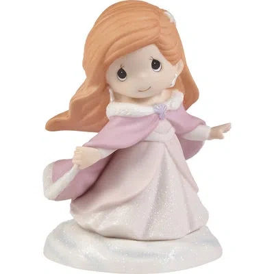 Precious Moments Disney Ariel Bundled Up And Ready For Adventure Bisque Porcelain Figurine