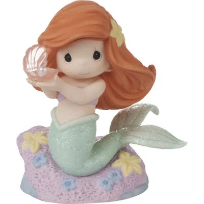 Precious Moments Disney Ariel You're A Rare Find  Figurine In Green;red;pink;purple
