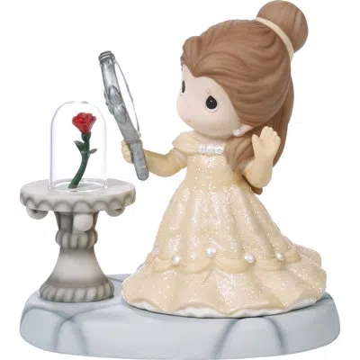 Precious Moments Disney Beauty And The Beast Belle Holding A Mirror Figurine 5.55 Inch In Multi