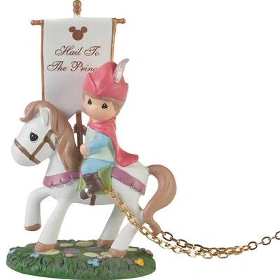 Precious Moments Disney Birthday Parade Prince Phillip On Horse Figurine 6.1 Inch In Multi