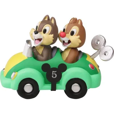 Precious Moments Disney Collectible Parade Chip And Dale Resin Figurine In Brown,green