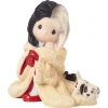 Precious Moments Disney Showcase Collection You're Such A Dahling Cruella De Vil Bisque Porcelain Figurine 183071 In Red