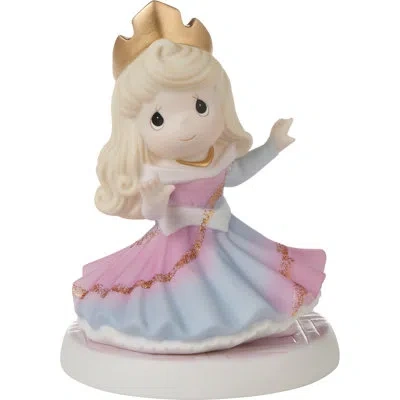 Precious Moments Disney Sleeping Beauty Aurora Pink To Blue Dress Figurine 5.67 Inch