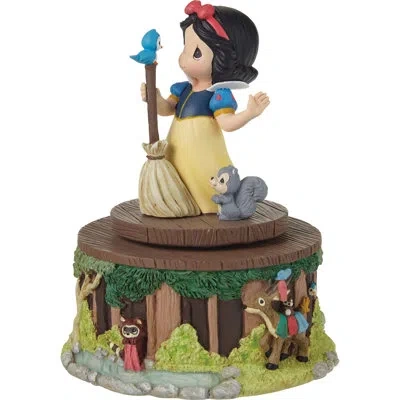 Precious Moments Disney Snow White And Forest Friends Rotating Musical Figurine 6 Inch In Multi