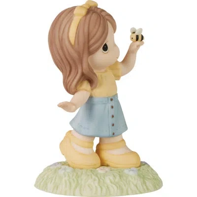 Precious Moments Girl With A Bee On Her Finger Figurine 5.43 Inch In Multi
