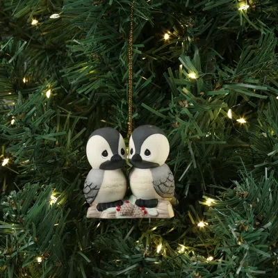 Precious Moments Hanging Figurine Ornament In Black;gray;cream