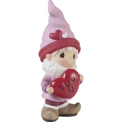 Precious Moments I Love You Gnome Matter What Love Gnome Figurine In Red;pink
