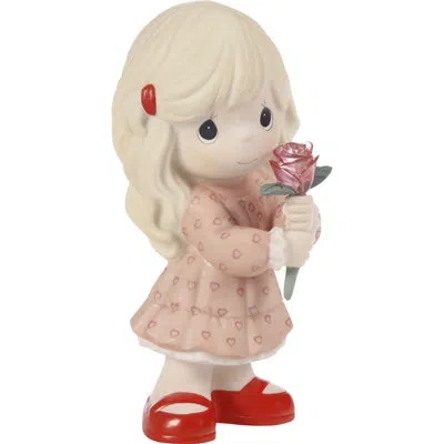 Precious Moments I'll Always Pick You Girl Figurine In Pink
