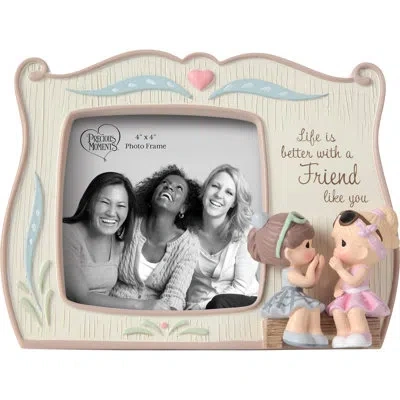 Precious Moments Life Is Better With A Friend Like You Sculpted Photo Picture Frame In Neutral