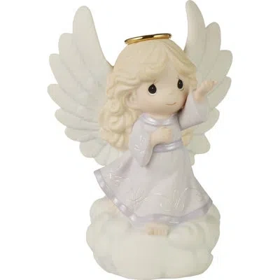 Precious Moments May The Angels Lead You Into Paradise Angel Memorial Figurine In Neutral