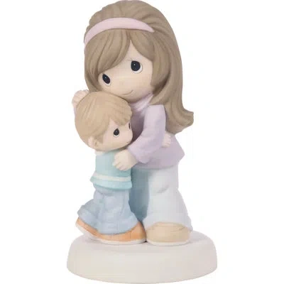 Precious Moments Mom And Son Hugging Pose Figurine 5.41 Inch In Multi