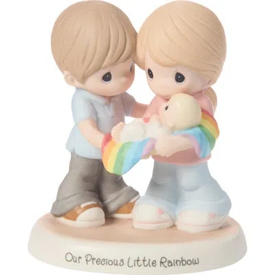 Precious Moments Our Precious Rainbow Baby Couple Figurine 5.4 Inch In Multi