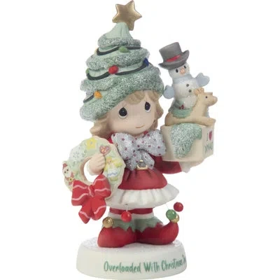 Precious Moments Overloaded With Christmas Joy Figurine In Multi
