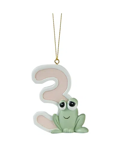 Precious Moments This Year You're Three Resin Ornament In Multicolored