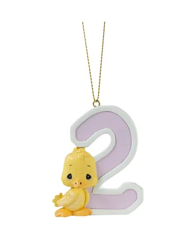 Precious Moments This Year You're Two Resin Ornament In Multicolored