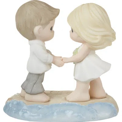 Precious Moments To Have And To Hold Wedding Topper/figurine In Cream,brown,white