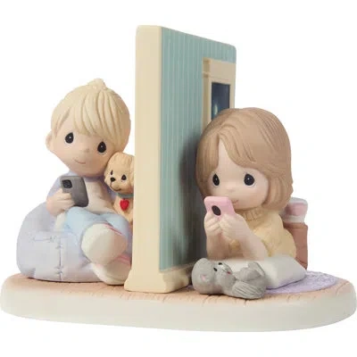 Precious Moments Two Girls Talking On The Phone Figurine 5.43 Inch In Multi