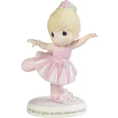 Precious Moments You Leave A Little Sparkle Wherever You Go Figurine In White;green;yellow;pink