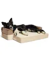 Precious Tails 2-in-1 Convertible Bolstered Pet Bed