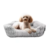 Precious Tails 26" Charcoal Cuddler Pet Bed In Gray