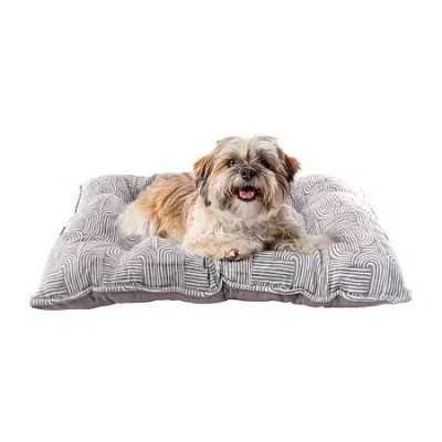 Precious Tails 30" Gray Tufted Pet Bed
