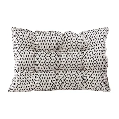 Precious Tails 30" Ivory Black Mat Pet Bed In Multi