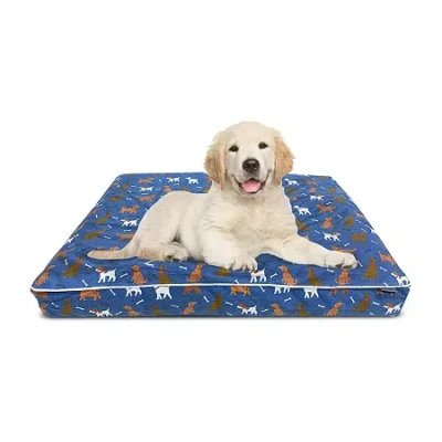 Precious Tails 40" Blue Orthopedic Pet Bed