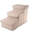 Precious Tails Padded 3-step Foldable Pet Storage Steps