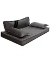 Precious Tails Small Modern Sofa Pet Bed In Grey